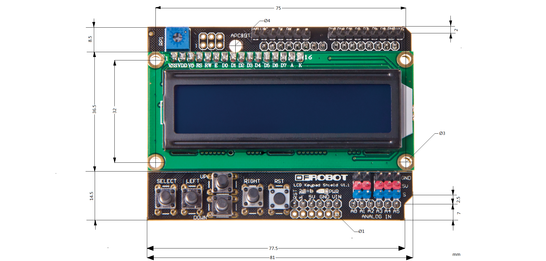 Lcd Shield For Arduino